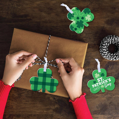 Shamrock St. Patrick's Day - Saint Paddy's Day Decorations - Tree Ornaments - Set of 12